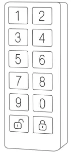 BOSMA KPBOB01 Fingerprint Keypad