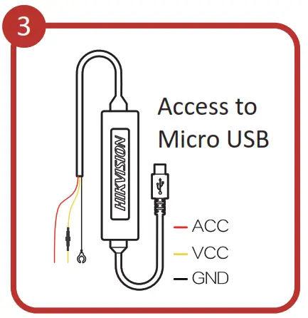 HIKVISION G2 Pro Dashcam Front and Rear Dual Lens Full HD Driving Recorder - figure above