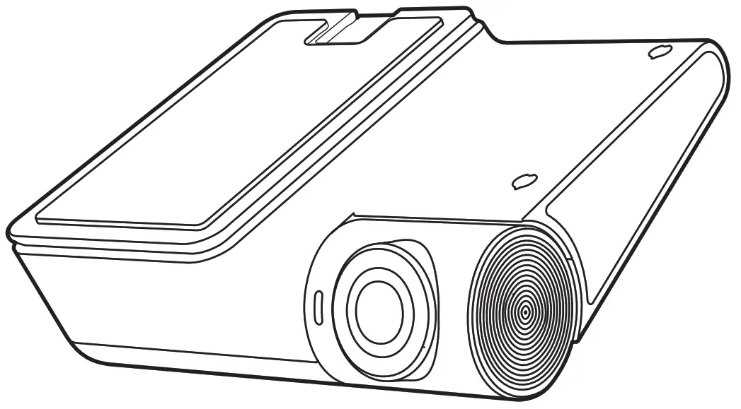 HIKVISION G2 Pro Dashcam Front and Rear Dual Lens Full HD Driving Recorder