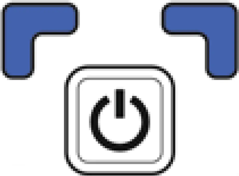 Solid Blue or Flashing Blue