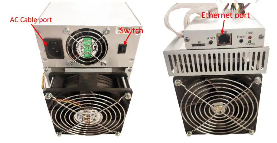 INNOSILICON T2TS-26T BTC Miner Bitcoin Miner 1980W SHA-256 include PSU and Power Cord - Assemble & Operate