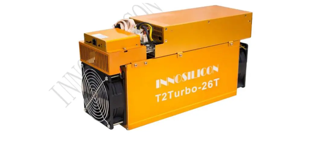 Innosilicon T2ts-26t Btc Miner Bitcoin Miner 1980w Sha-256 Include Psu And Power Cord User Manual