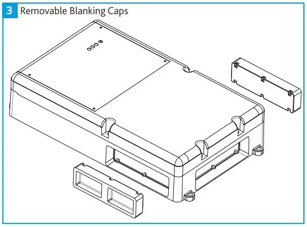 nuaire MEV-ECO-CF Continuous Mechanical Extract Unit Installation Guide - Removable Blanking Caps