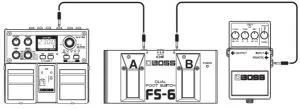 BOSS FS 6 Dual Foot Switch - Connecting 1