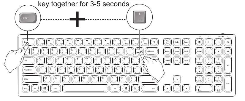 SeenDa IWG-WJTZ01 2.4G Wireless Keyboard and Mouse Combo fig5