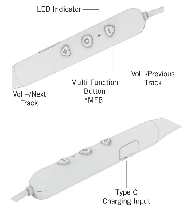 NAUTICA B310 Bluetooth Stereo Earphones - product description