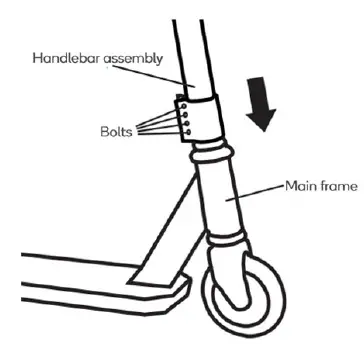 kogan X-11 Pro Colorful Scooter Fig2