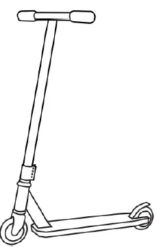 kogan X-11 Pro Colorful Scooter Product