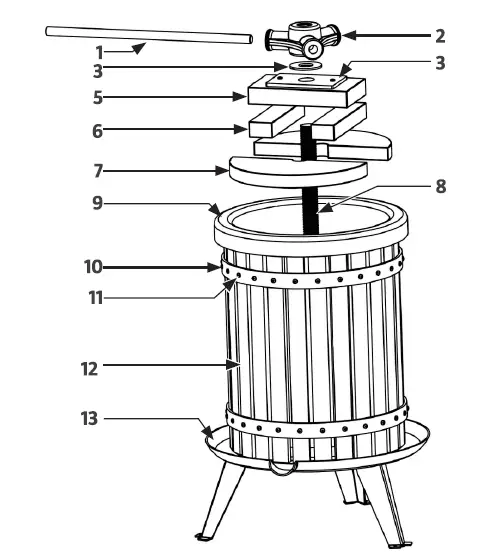 Menuett 011242 6L 6kg Juicer FIG 2
