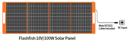 TYT4WD TSP 18V 100W SolarSaga 100W Portable Solar Panel 2
