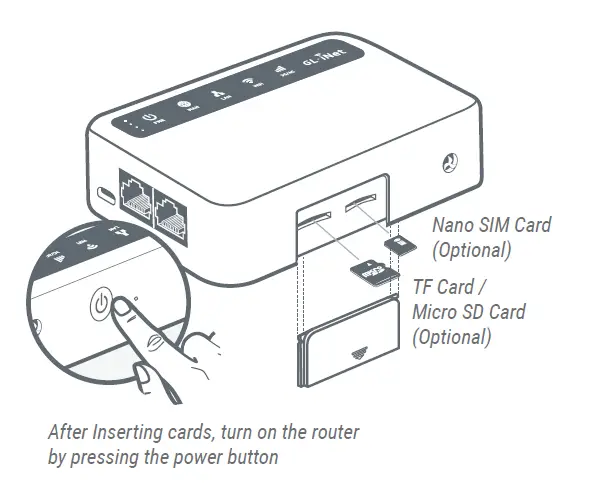 GL-iNet XE300C6 4G LTE Wireless Router FIG 1