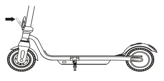 electriQ E SC10 Electric Scooter - UNFOLDING YOUR SCOOTER 2