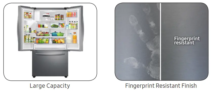 3-Door French Door Refrigerator - Fingerprint Resistant Finish