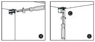 JOHN LEWIS Fluted Glass Sideboard - Wall Fixing Instructions 3
