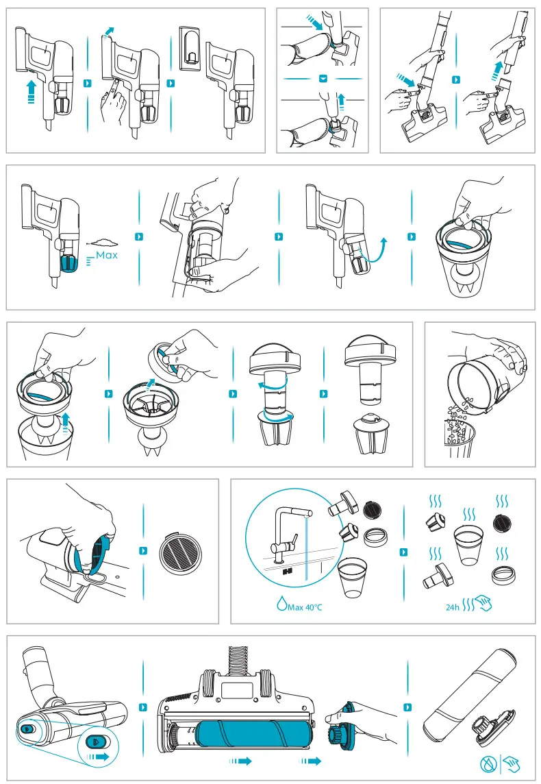 Electrolux EP81HB25SH Hygienic 800 Wireless Vacuum Cleaner - Fig 4