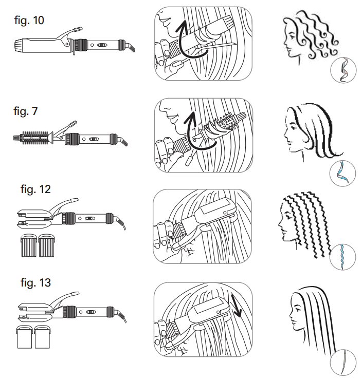 Rowenta CF4032G0 Style 8 Ceramic Multi Styler Hair Curler fig 1