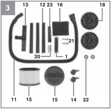 Einhell TH-VC 1930 SA - Fig. 3