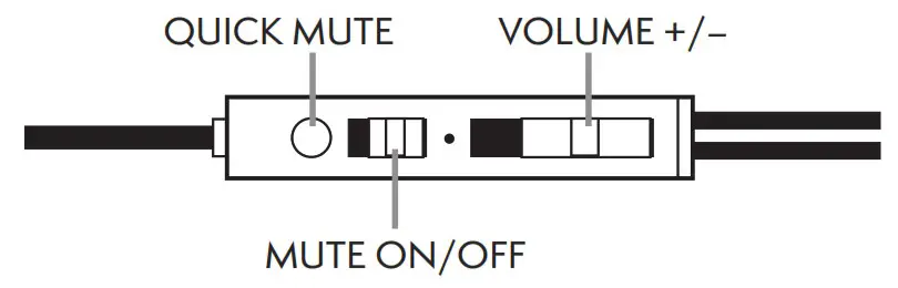 NITHO SND ECHO K Echo Esports Earbuds - CONTROLS