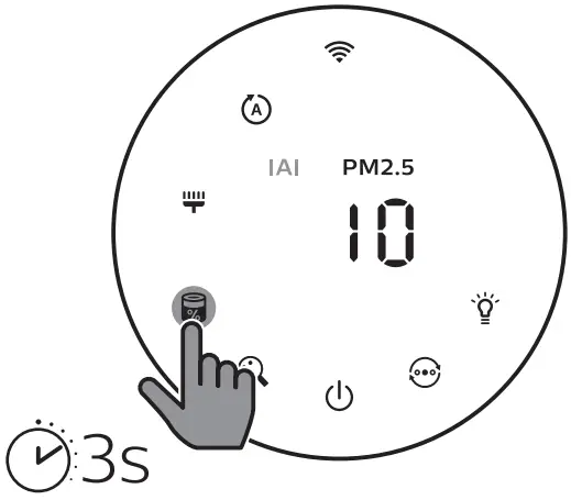 Cleaning the surface of the filter