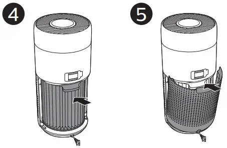Installing the filter