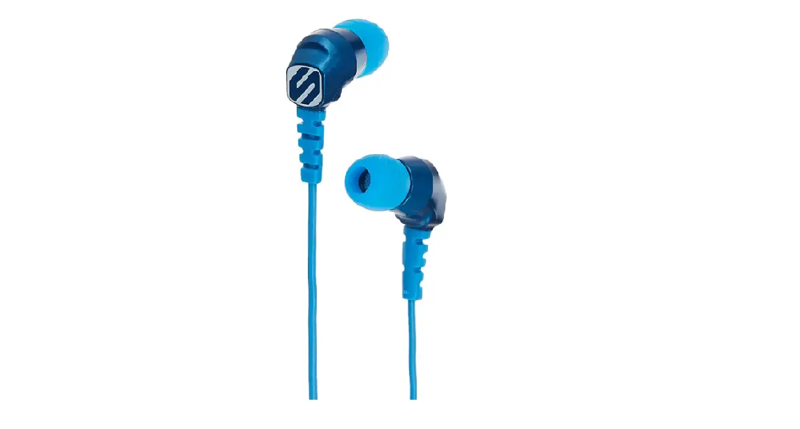 Scosche Hp200bl Thudbuds Wired Earbuds, Blue Complete Features