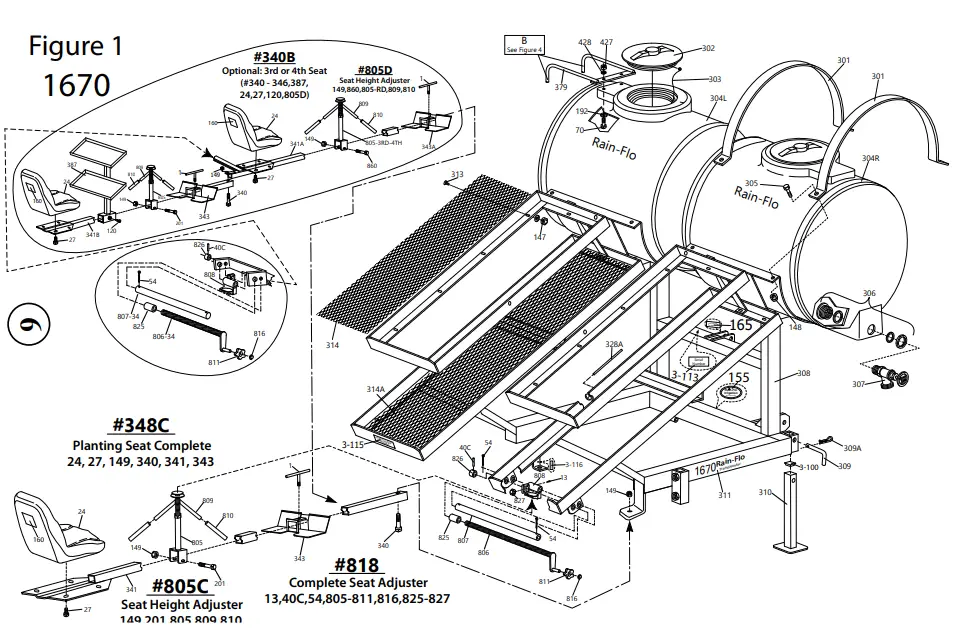 Rain-Flo IRRIGATION 1670 Water Wheel Transplanter - Fig 5