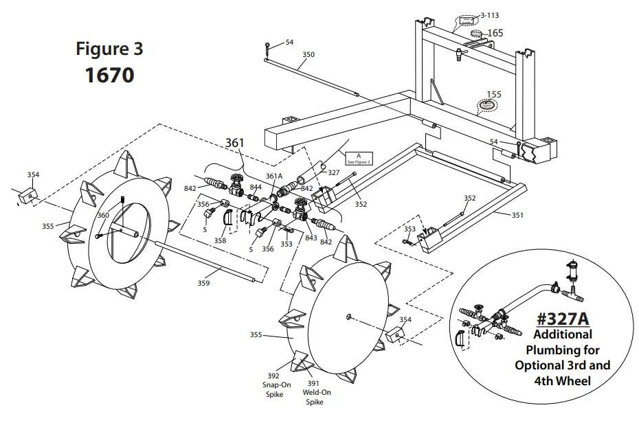 Rain-Flo IRRIGATION 1670 Water Wheel Transplanter - Fig 7