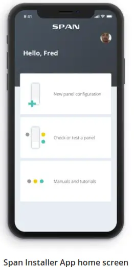 SPAN SPN-1-00800 Smart Electrical Panel - app