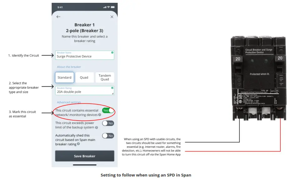 SPAN SPN-1-00800 Smart Electrical Panel - app1