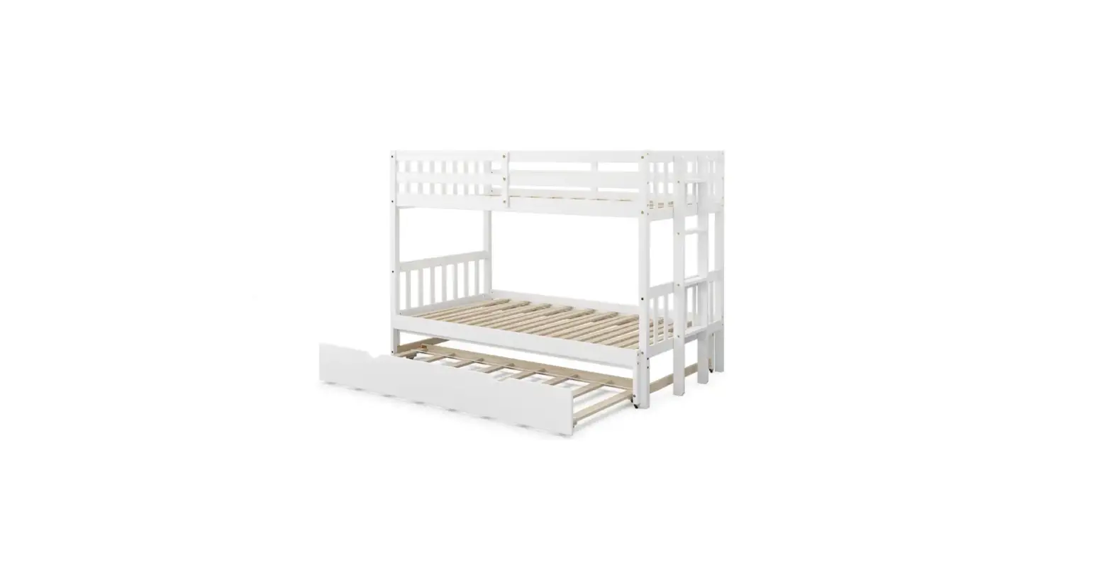 Costway Hu10041 Twin Bunk Bed With Trundle Drawer User Manual
