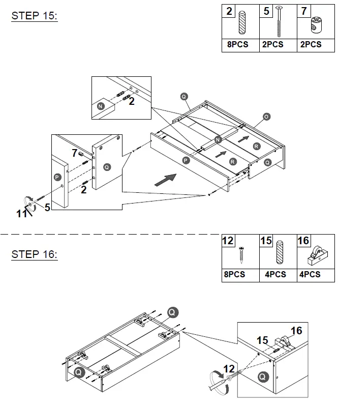 COSTWAY-HU10041-Twin-Bunk-Bed-with-Trundle-Drawer-FIG-16
