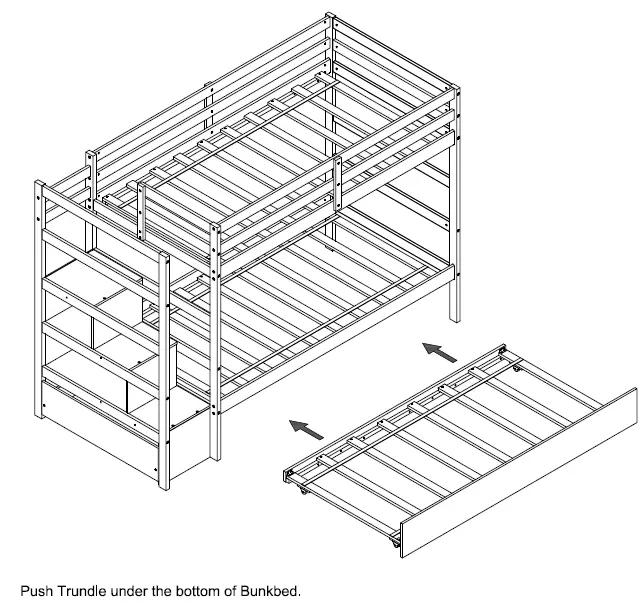 COSTWAY-HU10041-Twin-Bunk-Bed-with-Trundle-Drawer-FIG-18