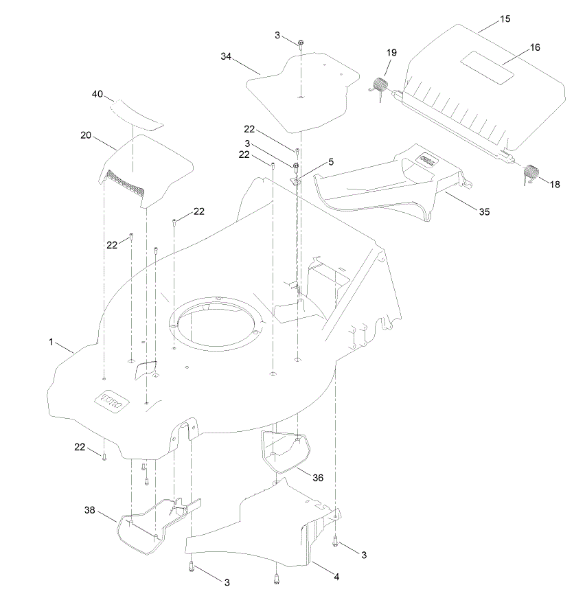 TORO 21563 21-Inch Super Recycler Lawn Mower FIG 1