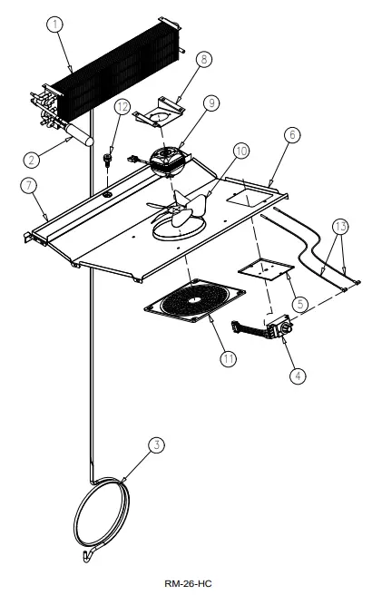 HOSHIZAKI RM-26-HC Glass Door Merchandiser -fig3