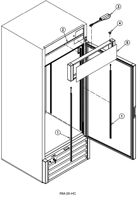 HOSHIZAKI RM-26-HC Glass Door Merchandiser -fig6