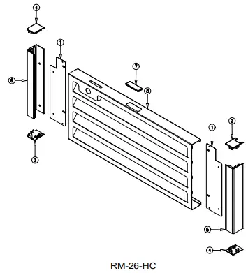 HOSHIZAKI RM-26-HC Glass Door Merchandiser -fig8