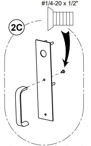 DETEX 03CM 626 Trim Charlotte Mort Nl 626 Advantex 30 Series Night Latch Pul - fig5