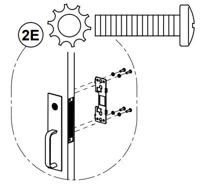 DETEX 03CM 626 Trim Charlotte Mort Nl 626 Advantex 30 Series Night Latch Pul - fig7