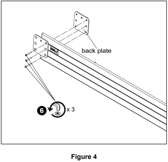 CHIEF FCA624 Fusion Dual Monitor Extension Accessory for XFA1U and XPA1U Carts - Fig 8