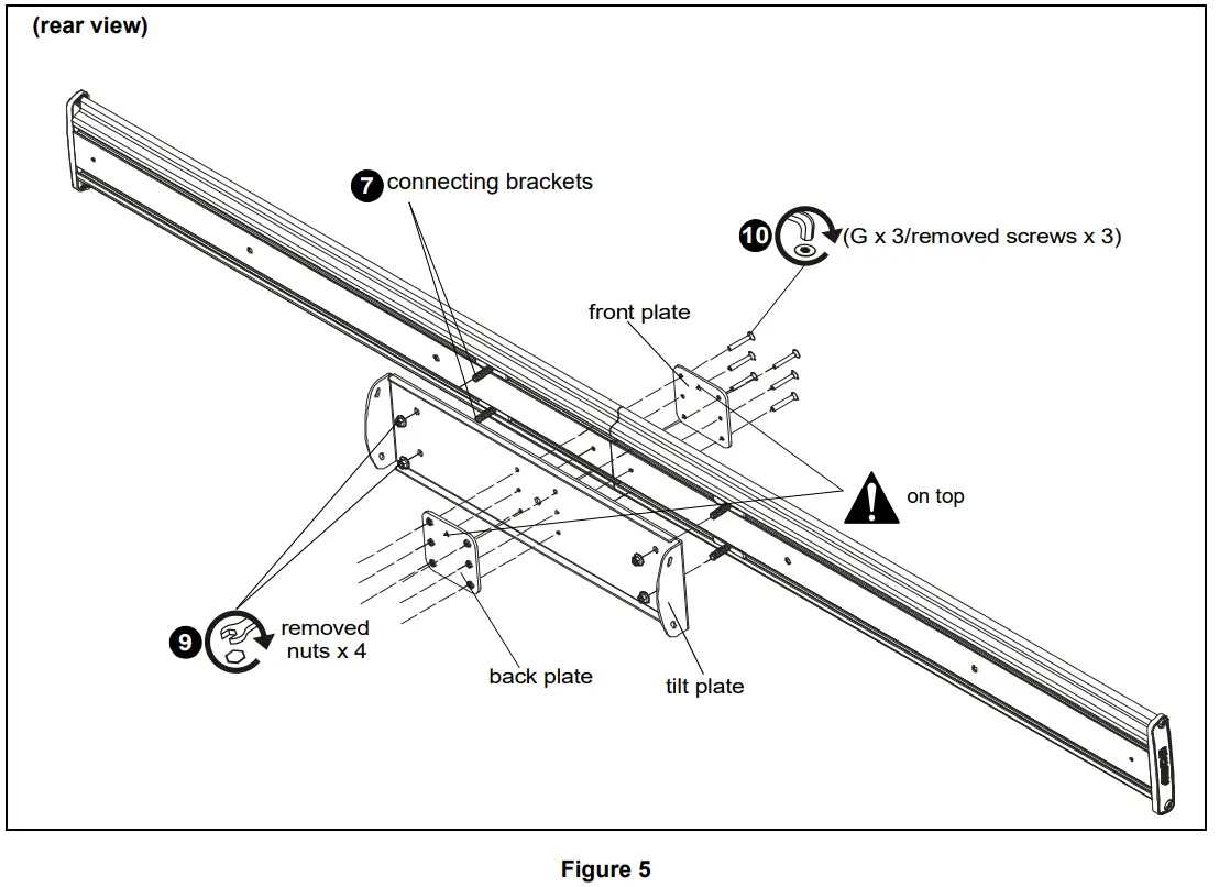 CHIEF FCA624 Fusion Dual Monitor Extension Accessory for XFA1U and XPA1U Carts - Fig 9