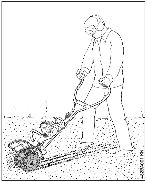 STIHL RL MM Lawn Aerator - Using the Unit