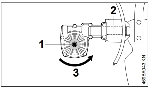 STIHL RL MM Lawn Aerator - adjust if necessary