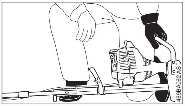 STIHL RL MM Lawn Aerator - normal operating