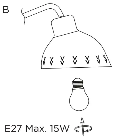 SESSAK LIGHTING S51010-1 Wall Lamp -