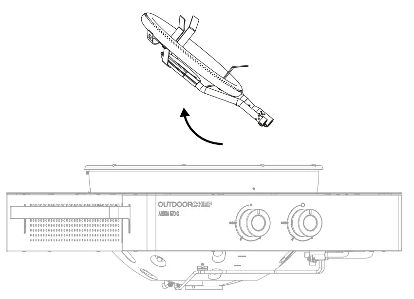 OUTDOORCHEF AROSA 570 G EVO Grey Steel Gas Kettle Barbecue - Figure 1