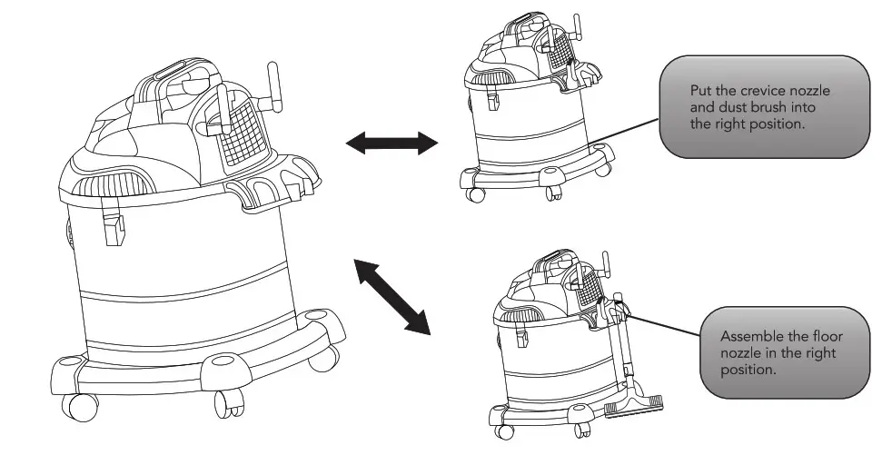 FORBES Wet & Dry Ultimo Vacuum - Cable