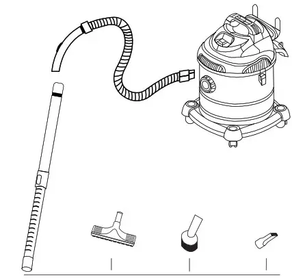 FORBES Wet & Dry Ultimo Vacuum - Shown