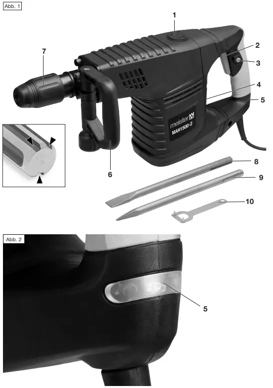 meister MAH1500-2 Jack Hammer - fig 1