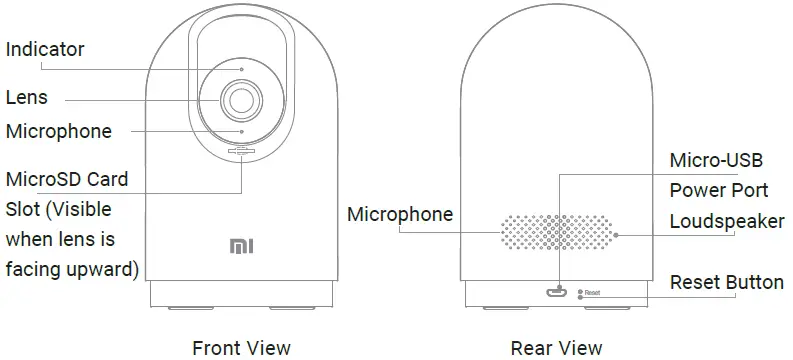 Xiaomi MJSXJ06CM 360 Degree Home Security Camera 2K Pro-1