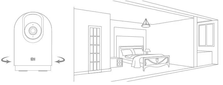 Xiaomi MJSXJ06CM 360 Degree Home Security Camera 2K Pro-9